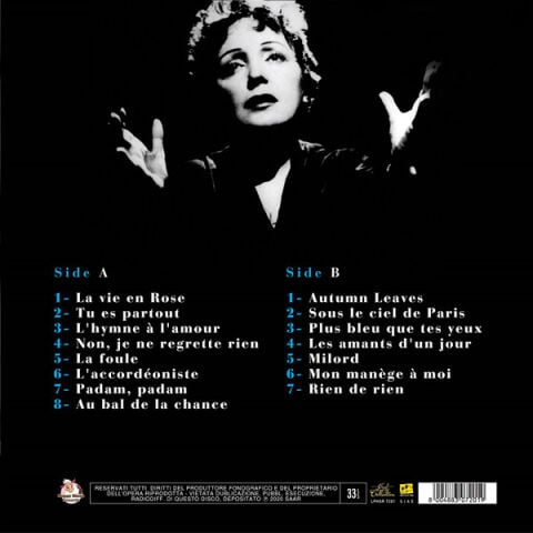 Edith Piaf – LA VIE EN ROSE LP PLAK