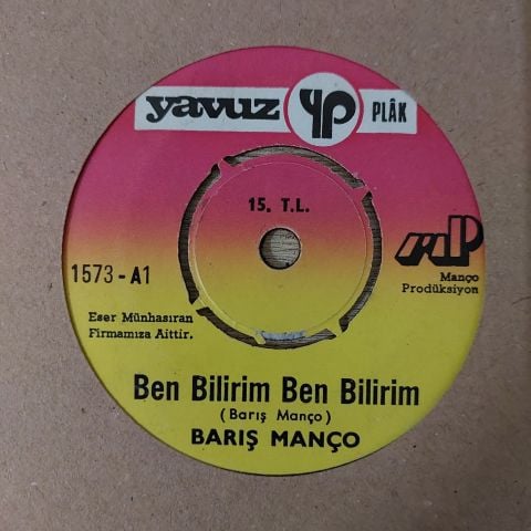 Barış Manço – Ben Bilirim Ben Bilirim / 2023 45LİK PLAK