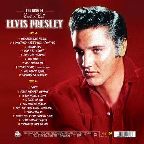 Elvis Presley – The King Of Rock 'n' Roll Elvis Presley LP PLAK