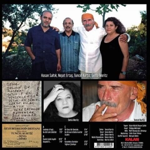 Nâzım Hikmet, Tuncel Kurtiz, Sema Moritz Ve Dieter Moritz – Şeyh Bedreddin Destanı (Günümüz İçin Bir Ayin) LP PLAK