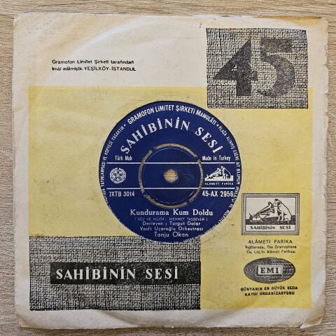 Tanju Okan – Kundurama Kum Doldu / Sta Sera Pago Io 45LİK PLAK