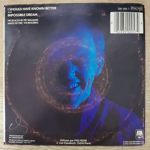 Jim Diamond – I Should Have Known Better 45LİK PLAK