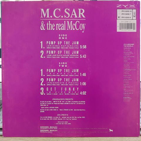 M.C.Sar & The Real McCoy – Pump Up The Jam - Rap