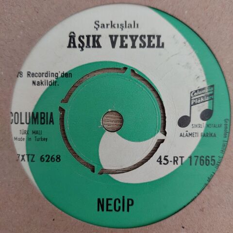 Şarkışlalı Aşık Veysel – Çiçekler 45LİK PLAK