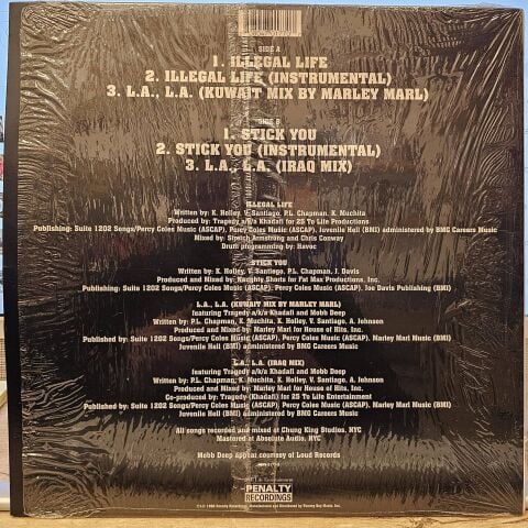 Capone -N- Noreaga – Illegal Life / Stick You LP PLAK