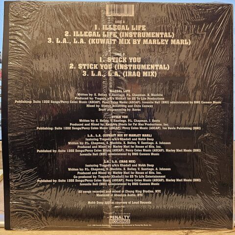 Capone -N- Noreaga – Illegal Life / Stick You LP PLAK