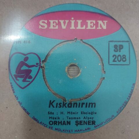 ORHAN ŞENER - KISKANIRIM 45LİK PLAK