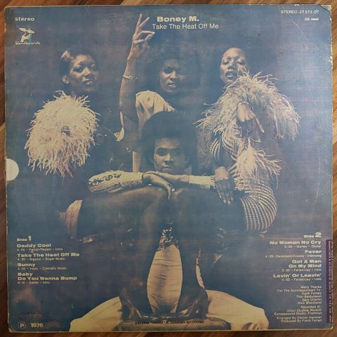 BONEY M - TAKE THE HEAT OFF ME LP PLAK