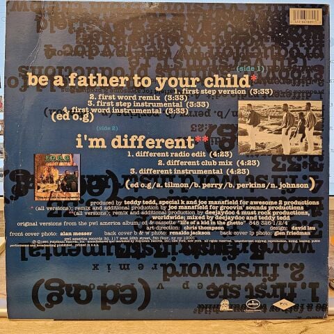 Ed O.G & Da Bulldogs – Be A Father To Your Child LP PLAK