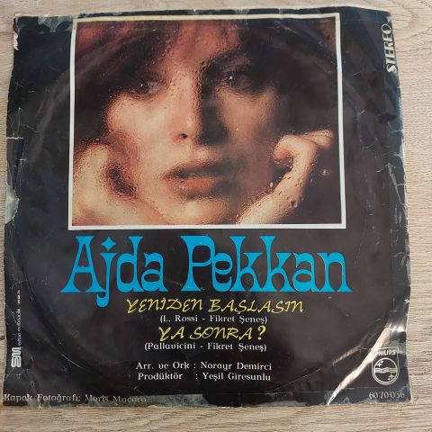 AJDA PEKKAN - YENİDEN BAŞLASIN 45LİK PLAK