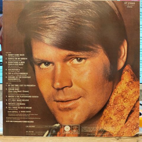 Glen Campbell – Glen Campbell's Greatest Hits LP PLAK