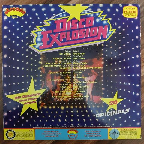 ÇEŞİTLİ SANATÇILAR - DİSCO EXPLOSION LP PLAK