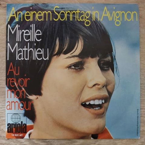 Mireille Mathieu – An Einem Sonntag In Avignon 45LİK PLAK