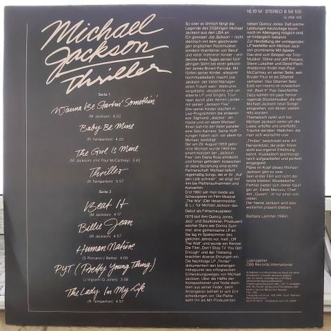 Michael Jackson – Thriller LP PLAK