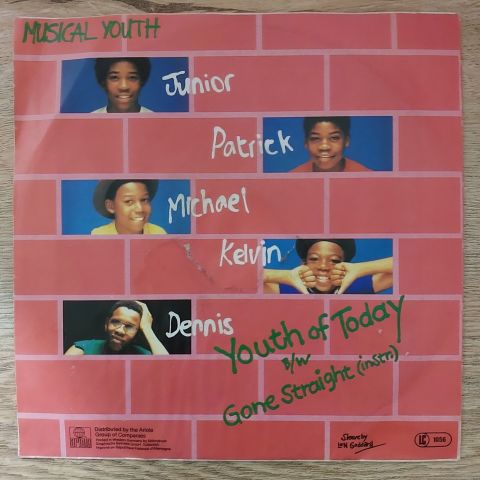 Musical Youth – Youth Of Today 45LİK PLAK