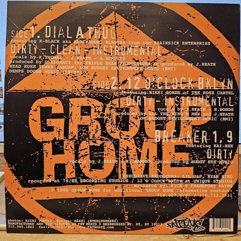 Group Home – Dial A Thug LP PLAK