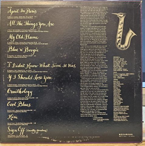 Supersax – Supersax Plays Bird With Strings LP PLAK