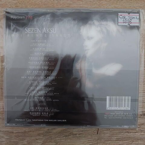SEZEN AKSU - ADI BENDE SAKLI CD