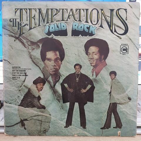THE TEMPTATIONS - SOLİD ROCK LP PLAK