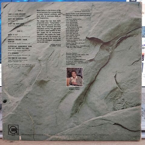 THE TEMPTATIONS - SOLİD ROCK LP PLAK