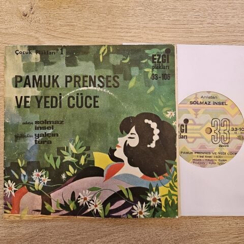 Solmaz İnsel, Yalçın Tura – Pamuk Prenses Ve Yedi Cüce 45LİK PLAK