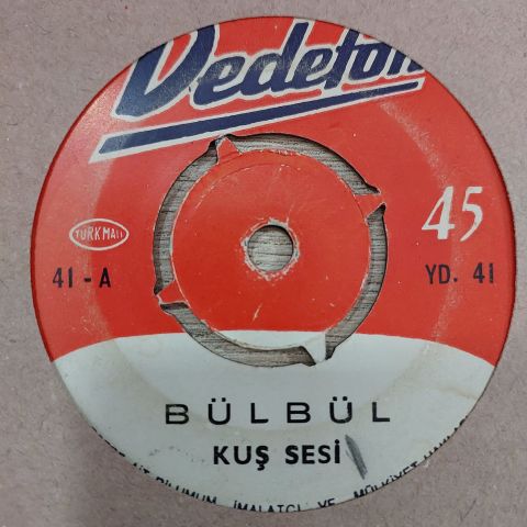 KUŞ SESİ - BÜLBÜL 45LİK PLAK