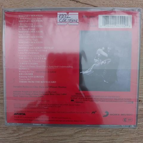 WHİTNEY HOUSTON - THE BODYGUARD CD