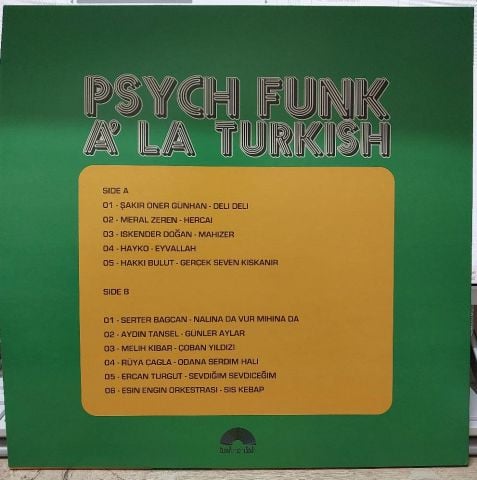Various – Psych Funk A La Turkish Vol. 1 LP PLAK