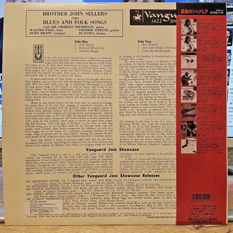 Brother John Sellers – Sings Blues and Folk Songs LP PLAK