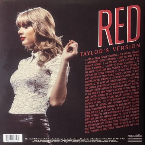 Taylor Swift - Red (Taylor's Version)  LP PLAK