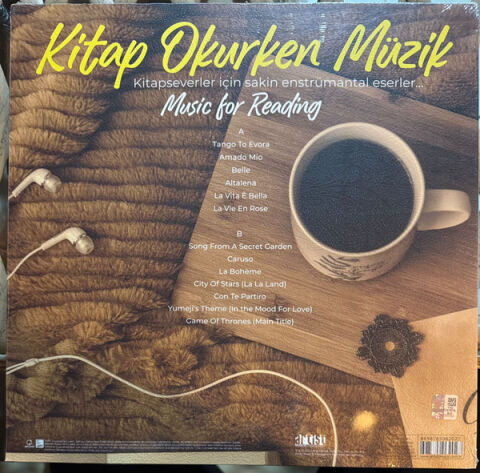 KİTAP OKURKEN MÜZİK - MUSİC FOR READİNG LP Plak