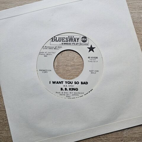 B.B. King – I Want You So Bad 45LİK PLAK