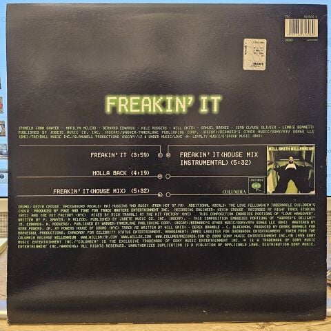 Will Smith – Freakin' It LP PLAK