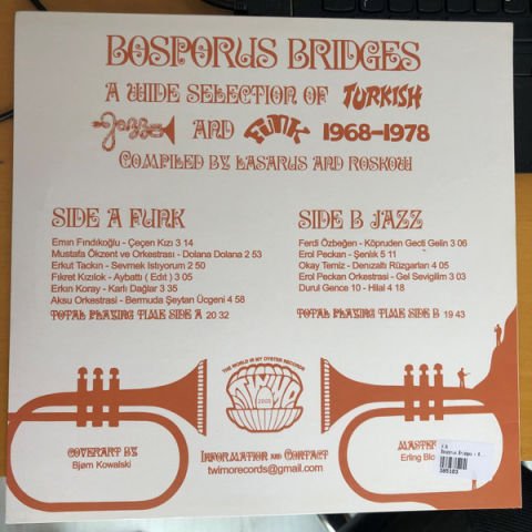 Various – Bosporus Bridges - A Wide Selection Of Turkish Jazz And Funk 1968-1978 LP PLAK