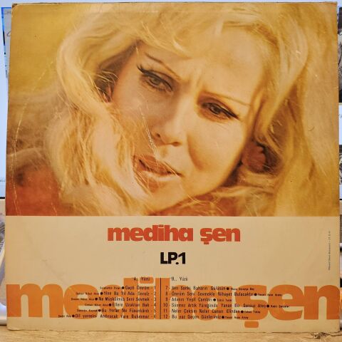 MEDİHA ŞEN - KLASİK TÜRK MÜZİĞİNDEN SEÇMELER 1 LP PLAK