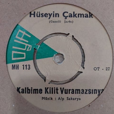HÜSEYİN ÇAKMAK - KALBİME KİLİT VURAMAZSIN 45LİK PLAK