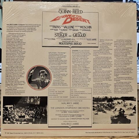 Maurice Jarre – Lion Of The Desert (Original Music From The Film) LP PLAK