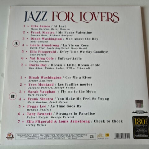 Jazz For Lovers LP PLAK