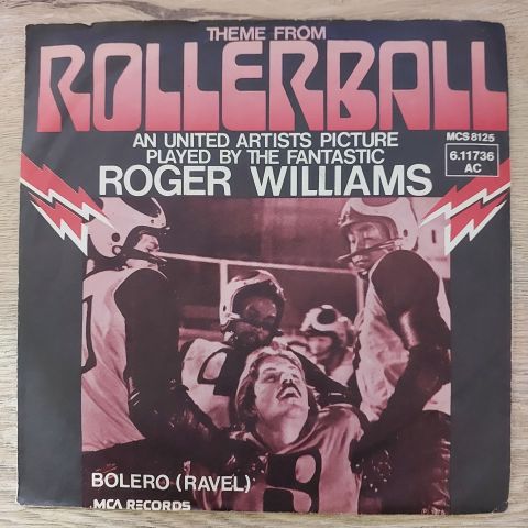 Roger Williams – Theme From Rollerball 45LİK PLAK