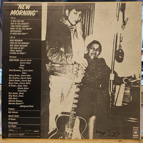 Bob Dylan – New Morning LP PLAK