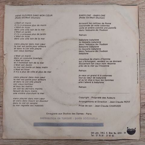 AJDA PEKKAN BABYLONE 45LİK PLAK