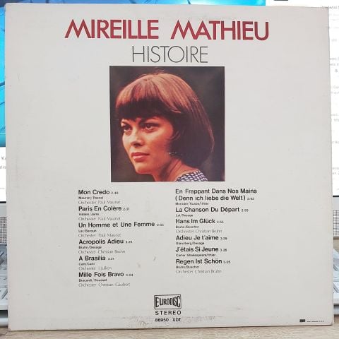 MİREİLLE MATHİEU - HİSTOİRE LP PLAK