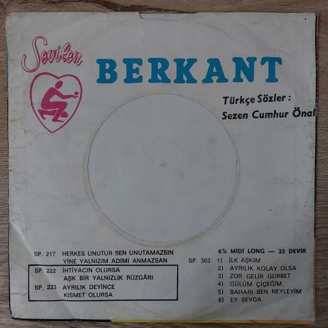 Berkant – Herkes Unutur 45LİK PLAK