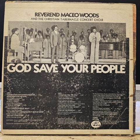 Reverend Maceo Woods & The Christian Tabernacle Concert Choir – God Save Your People LP PLAK