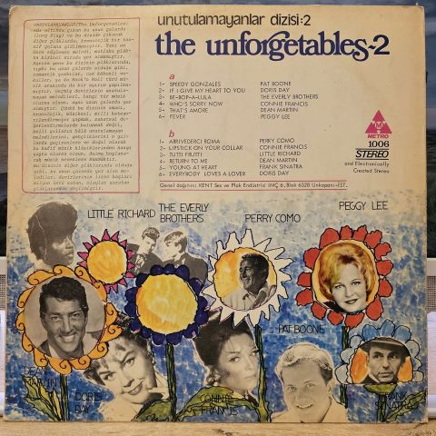 Various – The Unforgetables / Unutulmayanlar Dizisi: 2 LP PLAK