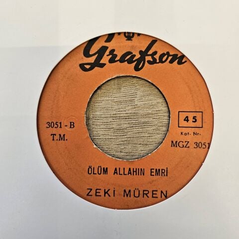 Zeki Müren – Ölüm Allahın Emri 45LİK PLAK