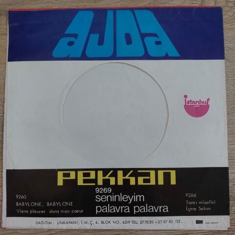 AJDA PEKKAN - PALAVRA PALAVRA 45LİK PLAK