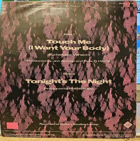 Samantha Fox – Touch Me (I Want Your Body) LP PLAK