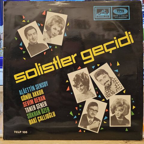 Alâettin Şensoy, Gönül Akkor, Sevim Deran, Taner Şener, Şükran Özer, Baki Çallıoğlu – Solistler Geçidi LP PLAK