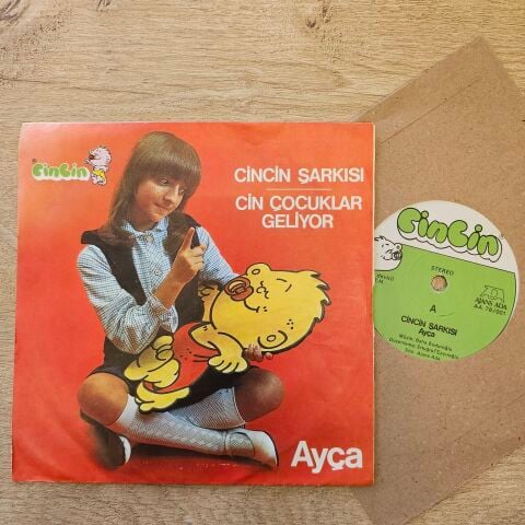 AYÇA - CİN CİN ŞARKISI 45LİK PLAK